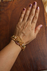 Lakshmi Peacock Openable Kada
