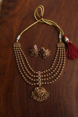 Jadau Peacock Layers set
