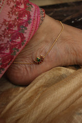 Jadau Chaand Anklet Set