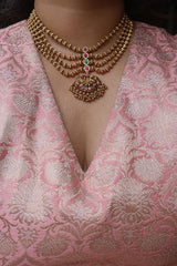Jadau Peacock Layers set