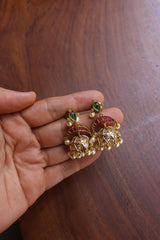 White Moon Jhumkas