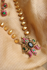 Jadau Tusk Maala Pendant Set