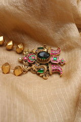 Jadau Tusk Maala Pendant Set