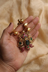 Jadau Tusk Maala Pendant Set