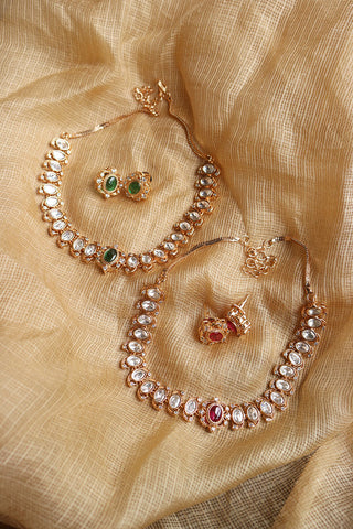 Oval Polki AD Set