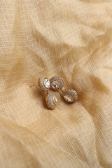 Polki AD Droplet Earrings