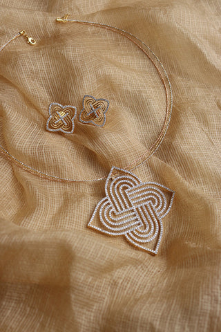 Big Spiral Pendant Set