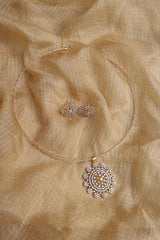 AD Flower Pendant Set