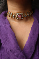 Oval Pop Color Choker Set
