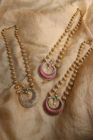 Jadau Chaand Pendant Necklace