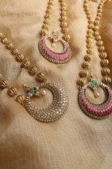 Jadau Chaand Pendant Necklace