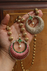 Jadau Chaand Pendant Necklace