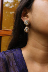 Polki AD Droplet Earrings