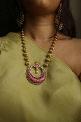 Jadau Chaand Pendant Necklace