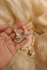 Traditional Multicolor Pendant Set