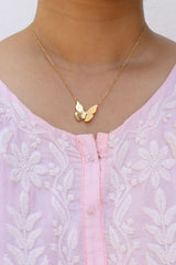 Butterfly Solid Gold Chain