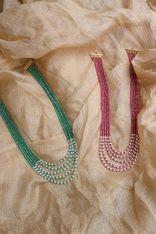 Crystal Beads Maala Set
