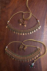 Antique Dot Metal Drops Set