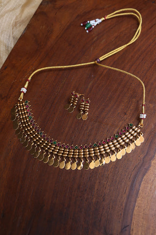 Antique Dumroo Metal Drops Set