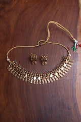 Antique Peacock Metal Drops Set