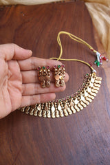 Antique Peacock Metal Drops Set