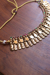 Antique Peacock Metal Drops Set