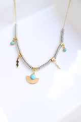 Turquoise Thunder Necklace
