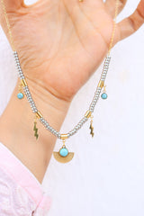 Turquoise Thunder Necklace