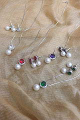 AD Pearl Pendant Chain Set