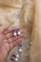 AD Pearl Pendant Chain Set