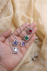 AD Star Pendant Chain Set