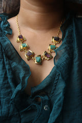 Natural Stone Necklace Set