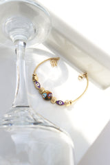 Purple Evil Eye Bracelet