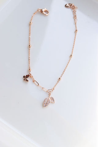 Butterfly Leaf Bracelet