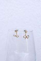 Up-Down Bow Star Earrings
