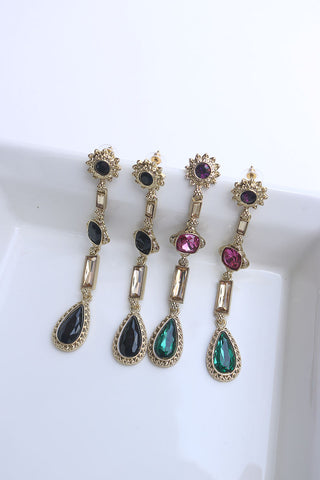 Dull Gold sleek sparkle Earrings
