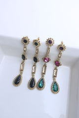 Dull Gold sleek sparkle Earrings