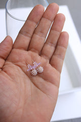 Dainty Pearl Ball Studs