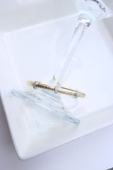 Gold Silver Lines Bracelet