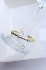 Gold Silver Lines Bracelet
