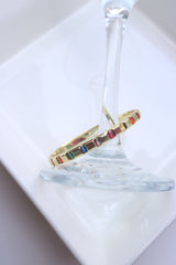 Multi Stones Bar Bracelet