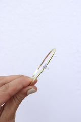 Heart Solitaire style Bracelet