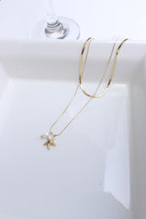Starfish Pearl Layer Chain