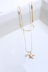 Starfish Pearl Layer Chain