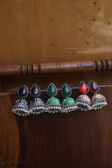 Handpainted Tilak Jhumkas