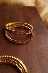 Set of 4 Sleek Stone Bangles