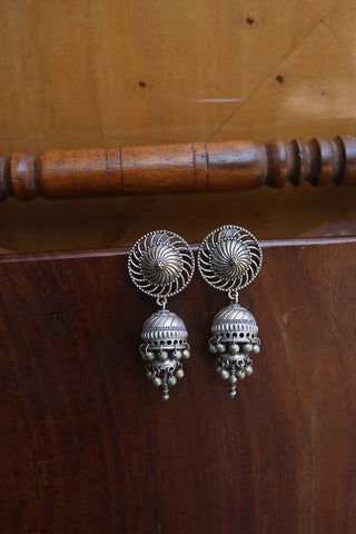 Rustic Double Jhumkas