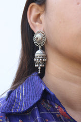 Rustic Double Jhumkas