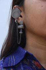Rustic Earrings with Bugadi