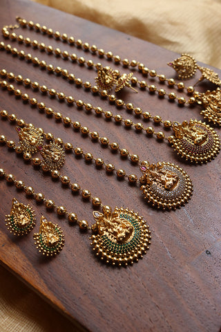 Lakshmi Chaand pendant Set